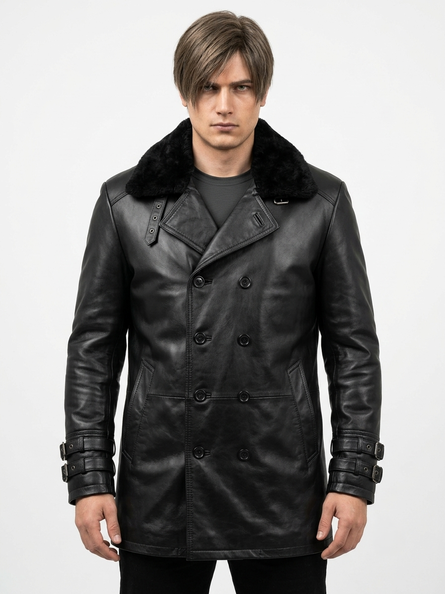 Leon Kennedy Inspired Leather Jacket – Resident Evil 9 – Jacobs
