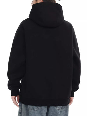 Men's Plus Size Letter Long Sleeve Hoodie