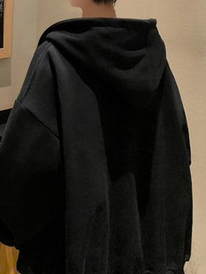 Men's Plus Size Zip Up Oversized Hoodie