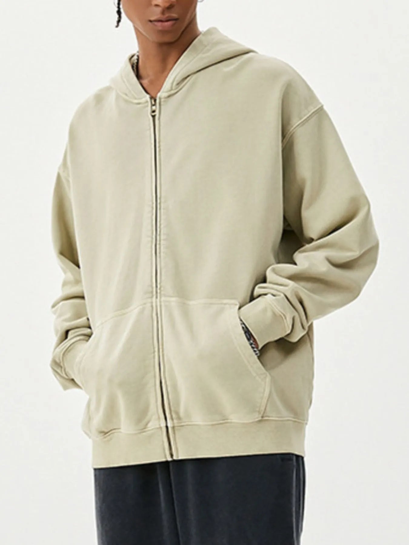Men's Zip Up Long Sleeve Hoodie