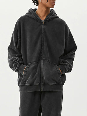 Men's Zip Up Long Sleeve Hoodie