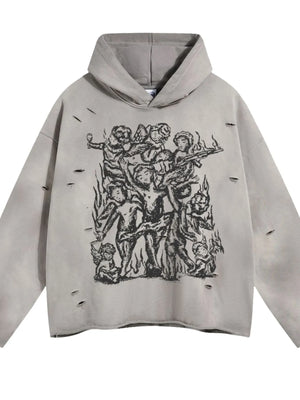 Men's Graphic Long Sleeve Hoodie