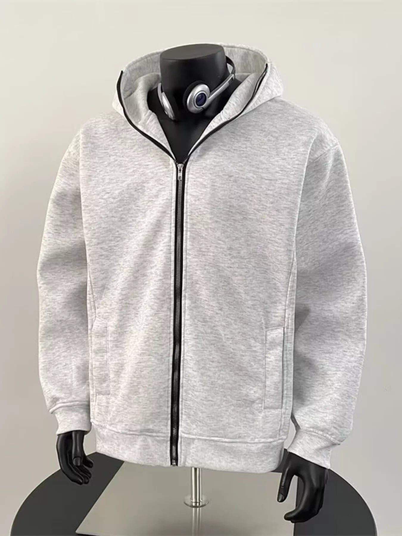 Men's Zip Up Long Sleeve Hoodie