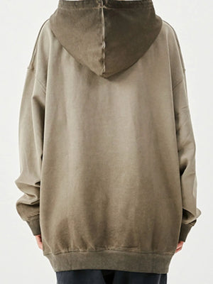 Men's Drop Shoulder Long Sleeve Hoodie