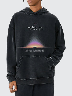 Men's Graphic Dropped Shoulder Hoodie