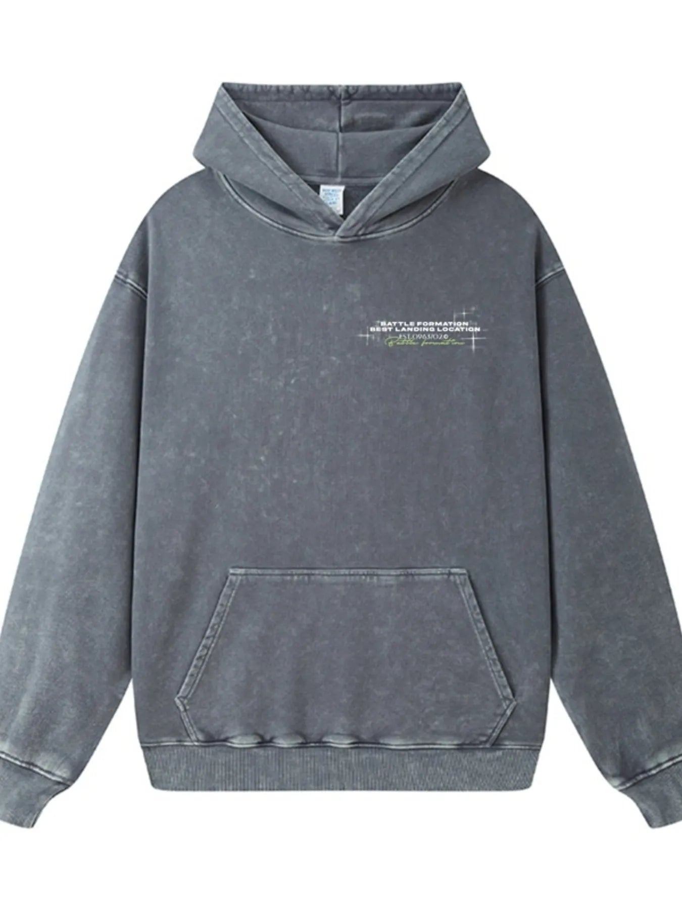 Men's Kangaroo Pocket Long Sleeve Hoodie