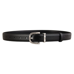 Classic Leather Skinny Belt