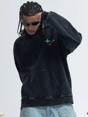 Men's Graphic Back Long Sleeve Hoodie