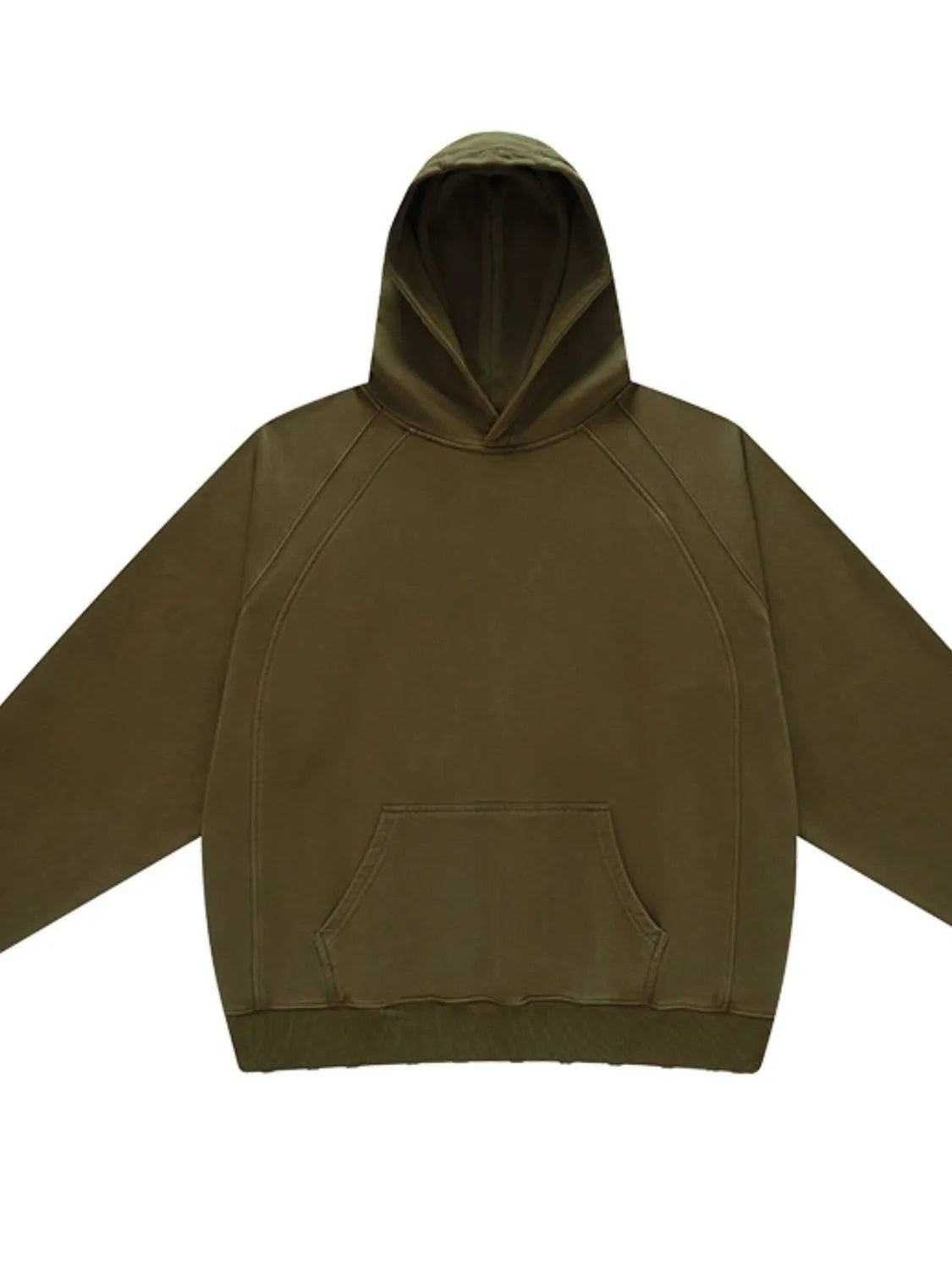 Men's Kangaroo Pocket Raglan Sleeve Hoodie