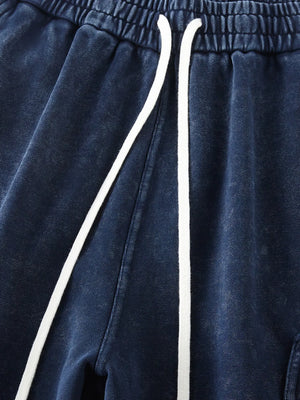 Men's Washed Zip Up Casual Hoodie