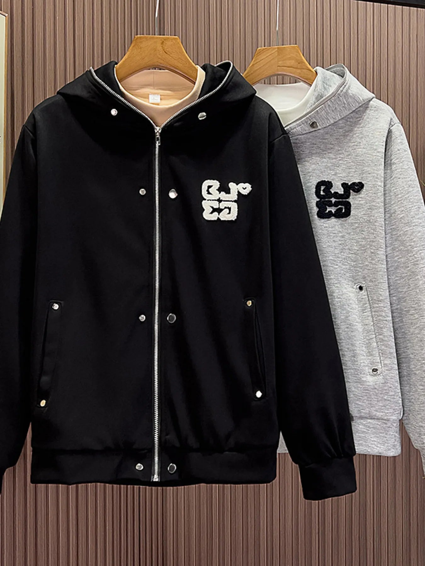 Men's Zip Up Long Sleeve Hoodie
