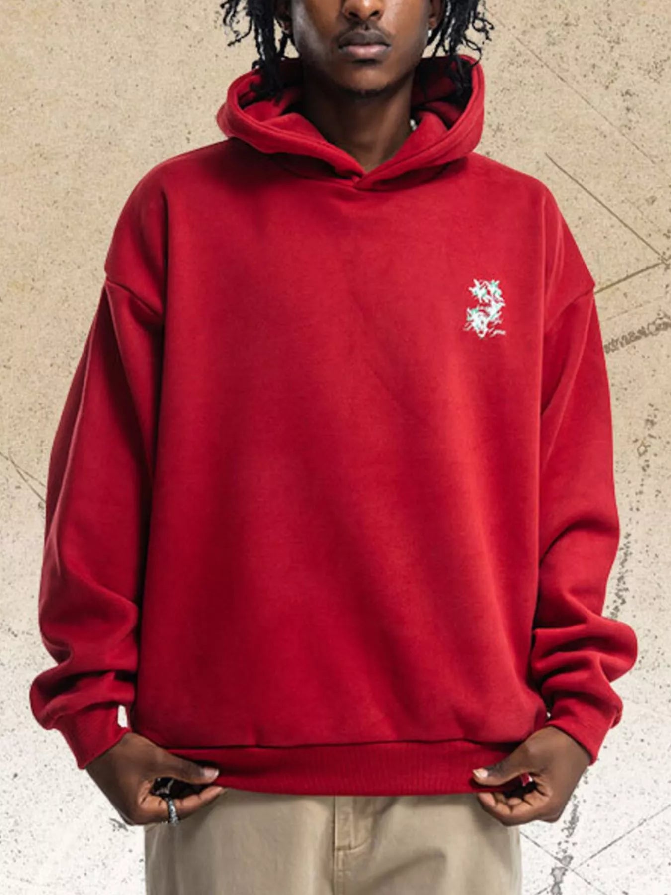 Men's Graphic Back Long Sleeve Hoodie