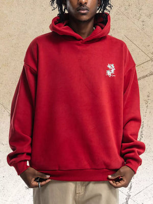 Men's Graphic Back Long Sleeve Hoodie