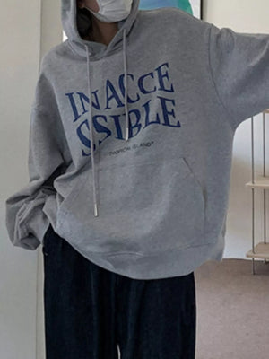 Kangaroo Pocket Drawstring Hoodie