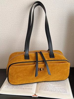 Suede Leather Shoulder Bag