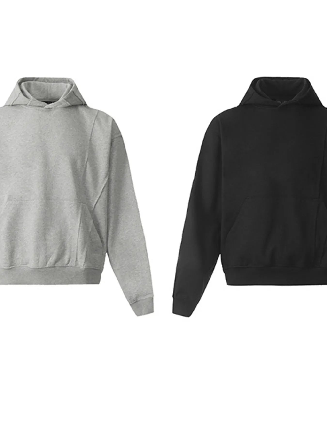 Men's Long Sleeve Hoodie with Kangaroo Pocket