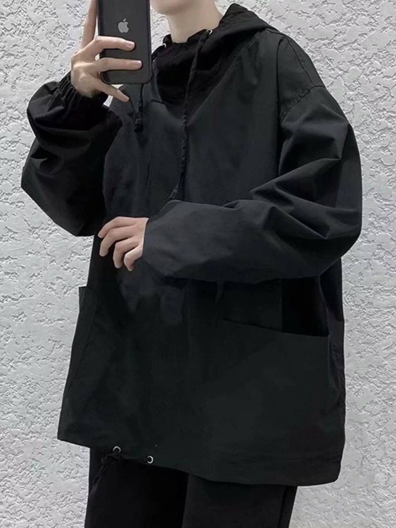 Men's Loose Fit Drawstring Hoodie