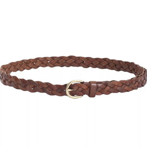 Cowhide Braided Leather Belt