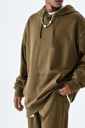 Men's Drawstring Kangaroo Pocket Hoodie