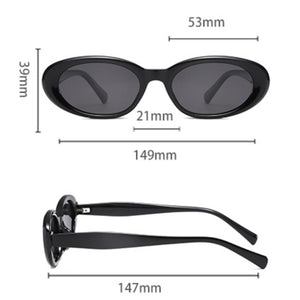 UV Protection Oval Sunglasses