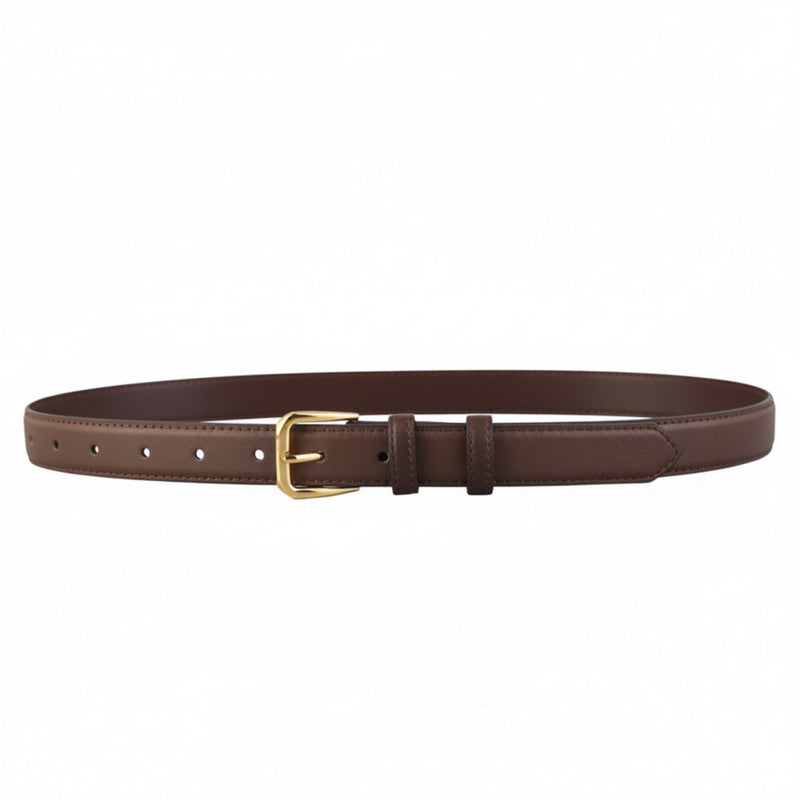 Leather Skinny Belt