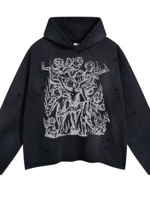 Men's Graphic Long Sleeve Hoodie