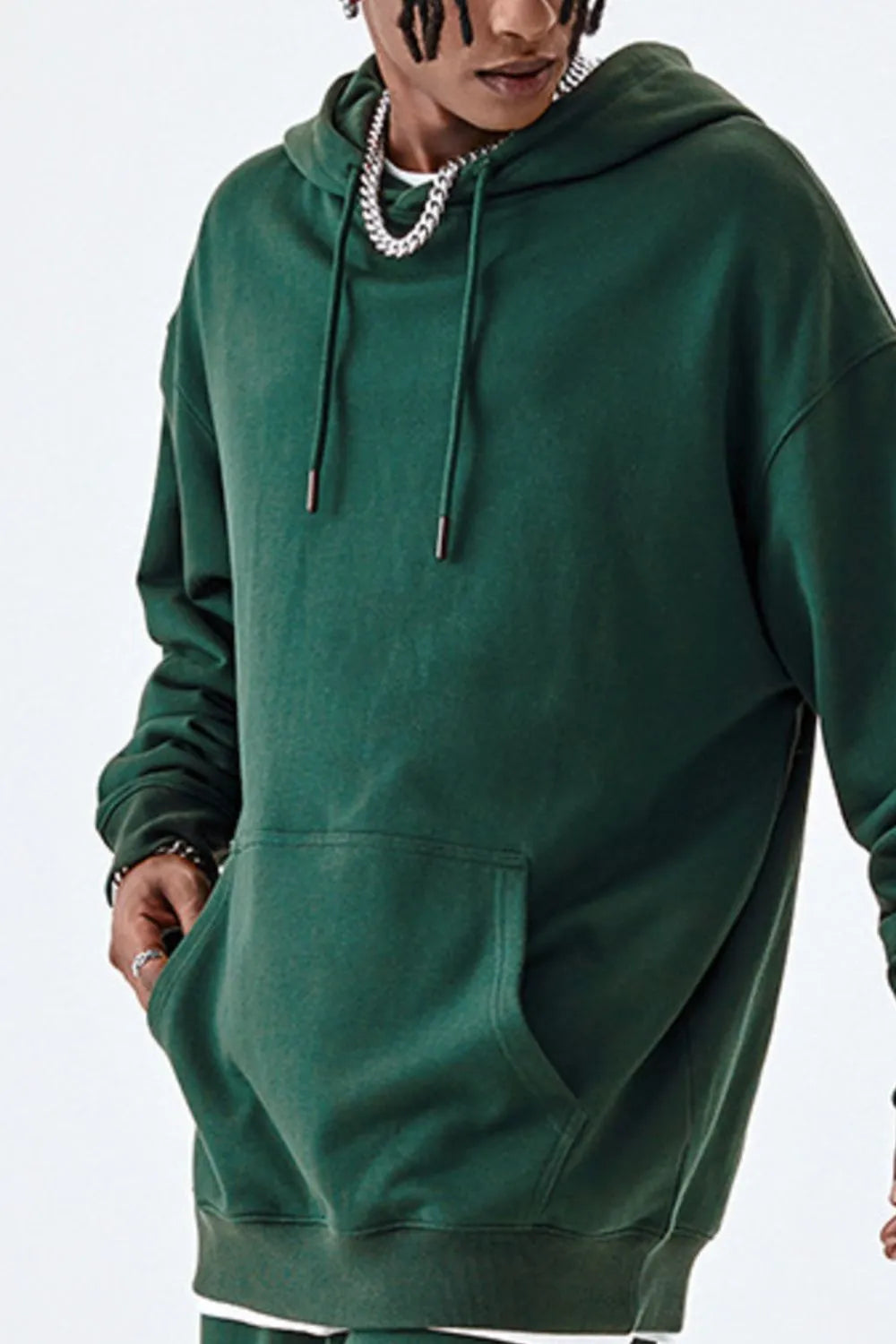 Men's Drawstring Kangaroo Pocket Hoodie