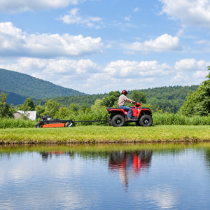 DR PREMIER 44 in. 10.5 HP Tow-Behind Field and Brush Mower for ATV, UTV & Tractor
