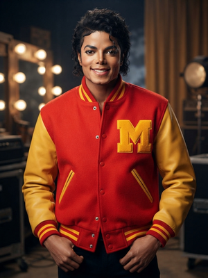 MJ Thriller Jacket, Michael Jackson Cosplay Varsity Jacket,