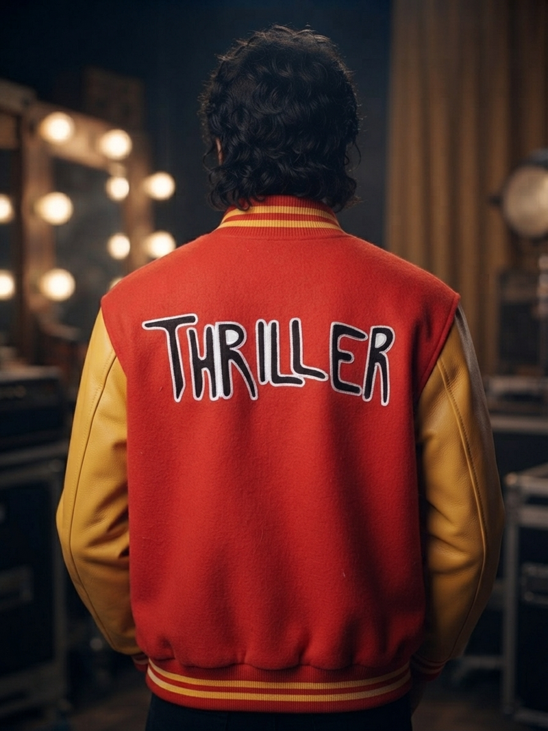 MJ Thriller Jacket, Michael Jackson Cosplay Varsity Jacket,