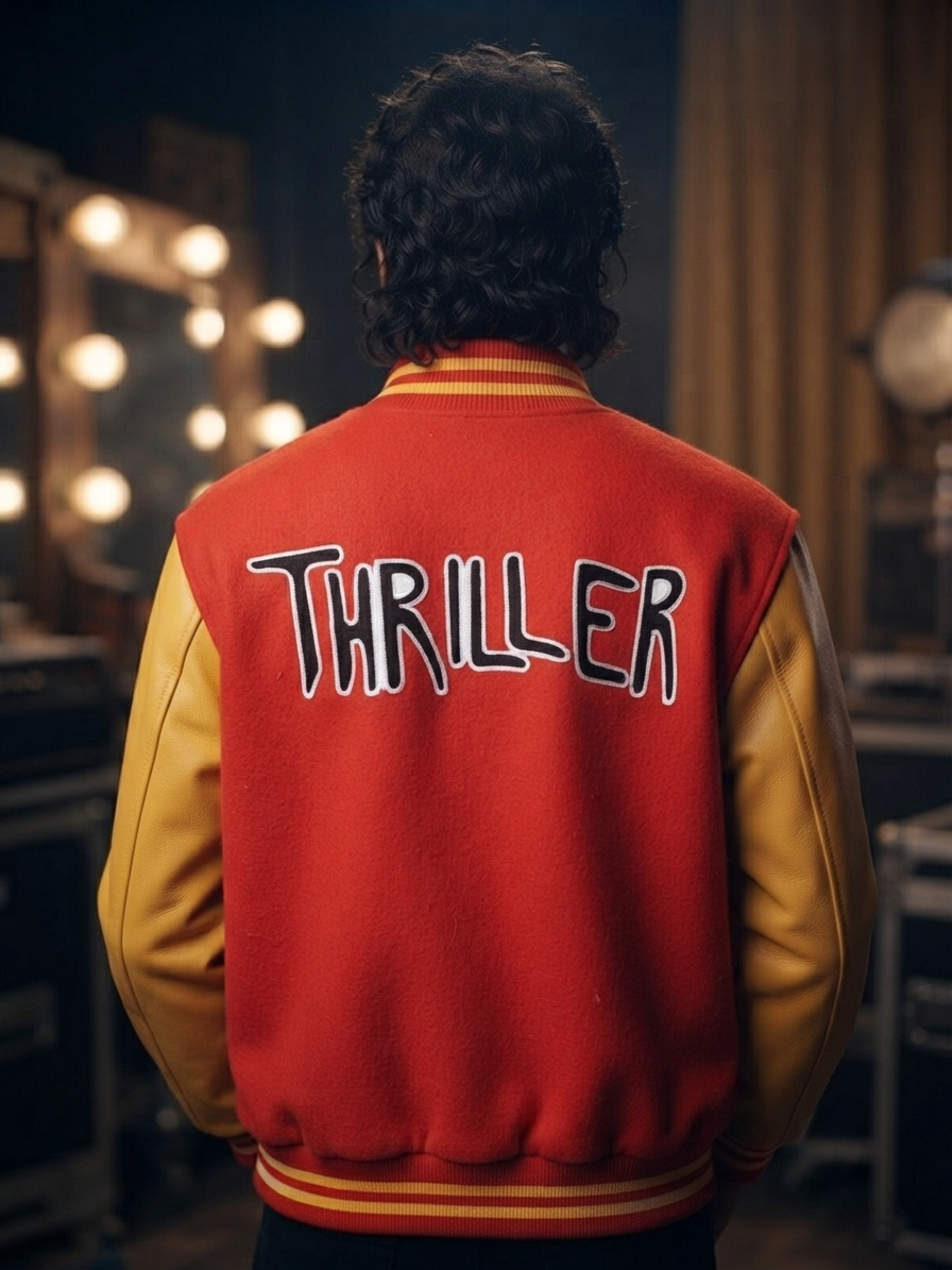 MJ Thriller Jacket, Michael Jackson Cosplay Varsity Jacket,