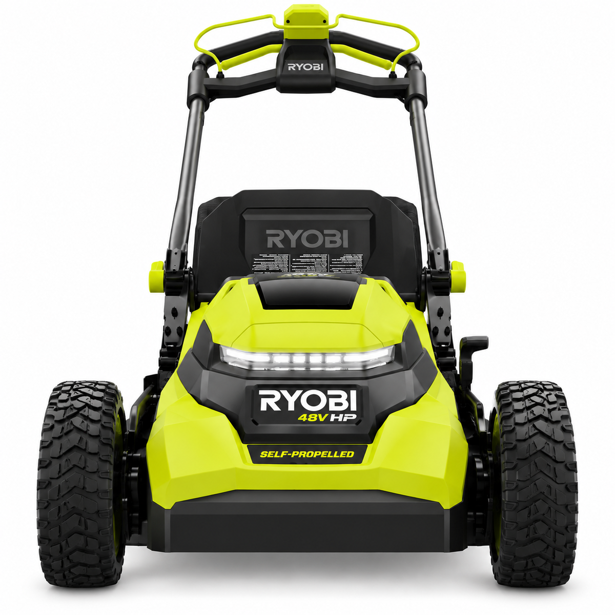 RYOBI RY40HPLM01B 40V HP Brushless 21 in. Self-Propelled Cordless Lawn Mower Kit with (2) 6Ah Batteries