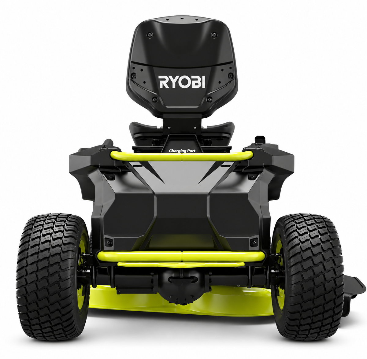 RYOBI RY48111 48V Brushless 38 in. 100Ah Battery Electric Rear Engine Riding Lawn Mower