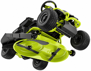 RYOBI RY48111 48V Brushless 38 in. 100Ah Battery Electric Rear Engine Riding Lawn Mower