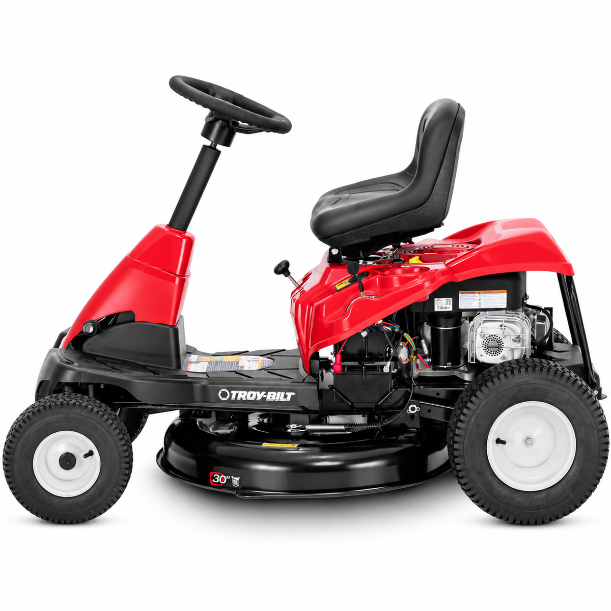 Troy-Bilt TB30B 30 in. 10.5 HP 344cc Briggs & Stratton Gas Riding Lawn Mower with 6-Speed Transmission