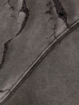 Men's Distressed Long Sleeve Hoodie