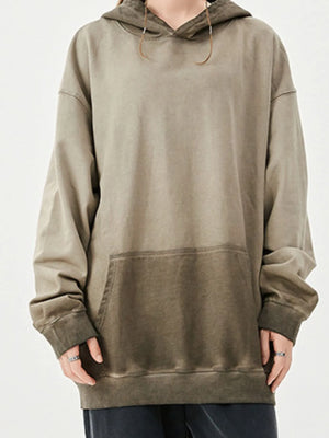 Men's Drop Shoulder Long Sleeve Hoodie