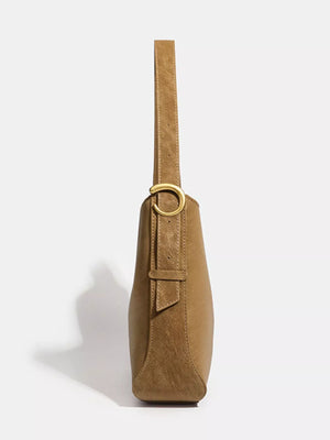 Casual Faux Leather Shoulder Bag