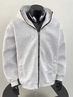 Men's Zip Up Long Sleeve Hoodie