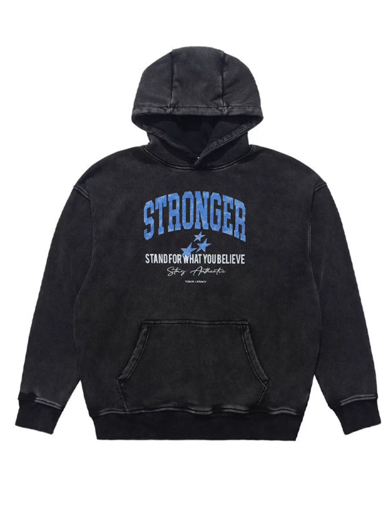 Men's Letter Graphic Long Sleeve Hoodie