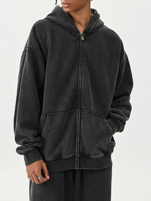 Men's Zip Up Long Sleeve Hoodie