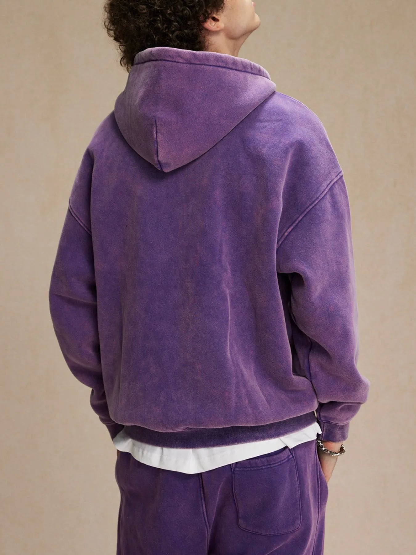 Men's Zip-Up Hoodie with Kangaroo Pocket