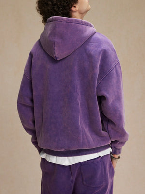 Men's Zip-Up Hoodie with Kangaroo Pocket