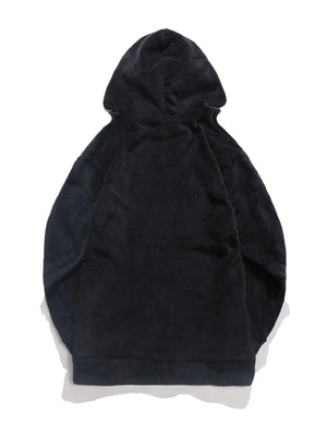 Men's Drawstring Long Sleeve Fleece Hoodie