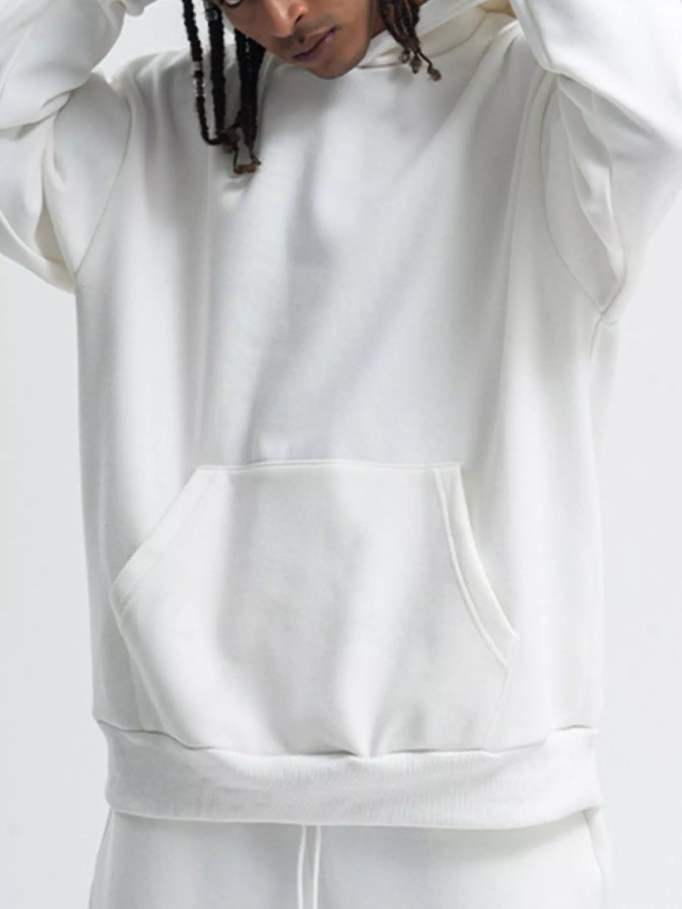 Men's Kangaroo Pocket  Long Sleeve Hoodie