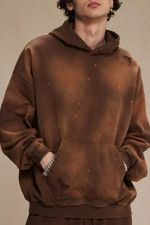 Men's Plus Size Drawstring Kangaroo Pocket Hoodie