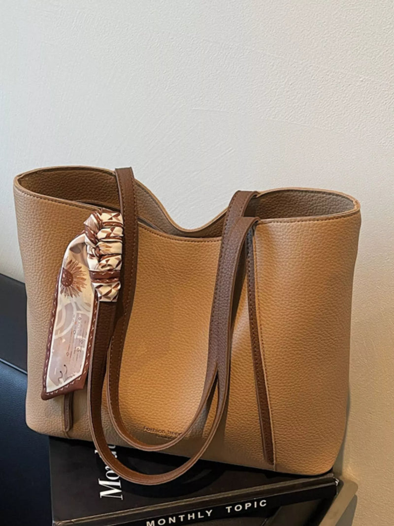 PU Leather Tote Bag