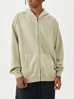 Men's Zip Up Long Sleeve Hoodie